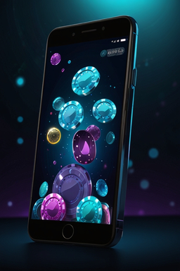 Smartphone mit Dice Spin App