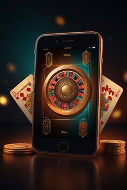 Smartphone mit Dice Spin Casino App